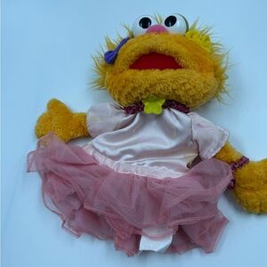 Vintage 2003 Sesame Street Zoe Ballerina Plush Puppet